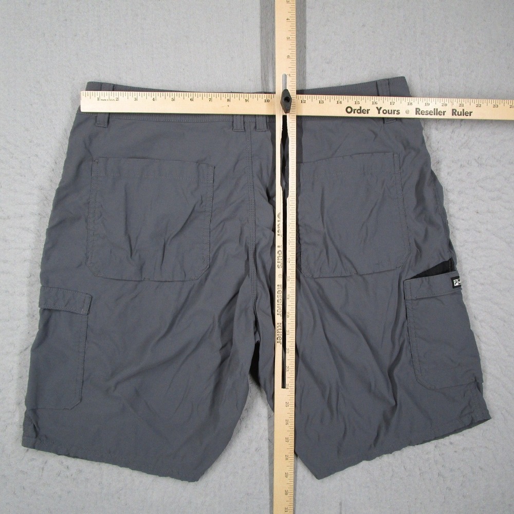 Pelagic Mens Fishing Shorts Size 36 Gray High Performance Cargo Hybrid 61226 - Picture 5 of 8